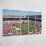 Bryant Denny Stadium Canvas Prints Alabama Crimson Tide Poster,Multi Panels B,Sport Stadium Art Prints, Fan Gift