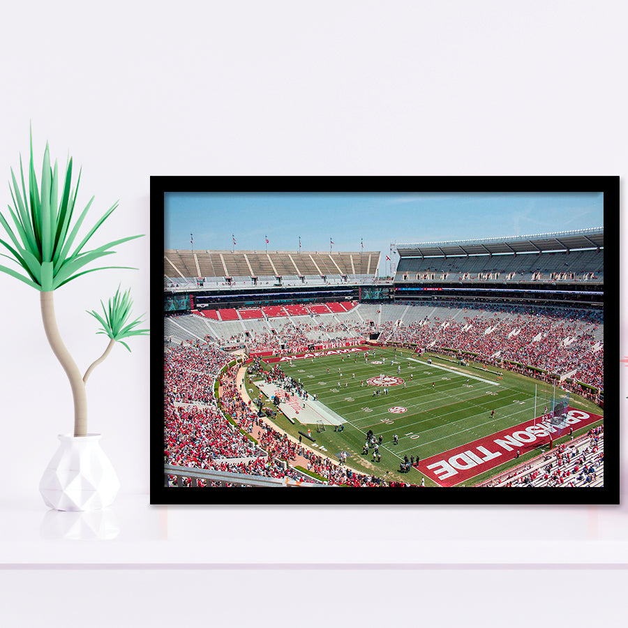 Bryant Denny Stadium Art Prints Alabama Crimson Tide Poster,Sport Stadium Art Prints, Fan Gift, Wall Decor