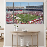 Bryant Denny Stadium Canvas Prints Alabama Crimson Tide Poster,Multi Panels B,Sport Stadium Art Prints, Fan Gift