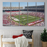 Bryant Denny Stadium Canvas Prints Alabama Crimson Tide Poster,Multi Panels B,Sport Stadium Art Prints, Fan Gift