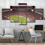 Bryant Denny Stadium Canvas Prints Alabama Crimson Tide Wall,Multi Panels,Sport Stadium Art Prints, Fan Gift