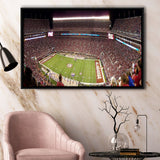 Bryant Denny Stadium Framed Canvas Prints Alabama Crimson Tide Wall,Sport Stadium Art Prints, Fan Gift