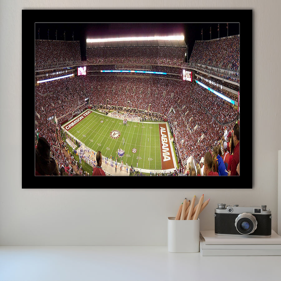 Bryant Denny Stadium Art Prints Alabama Crimson Tide Wall,Sport Stadium Art Prints, Fan Gift, Wall Decor
