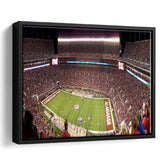 Bryant Denny Stadium Framed Canvas Prints Alabama Crimson Tide Wall,Sport Stadium Art Prints, Fan Gift
