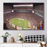 Bryant Denny Stadium Canvas Prints Alabama Crimson Tide Wall,Sport Stadium Art Prints, Fan Gift, Wall Decor
