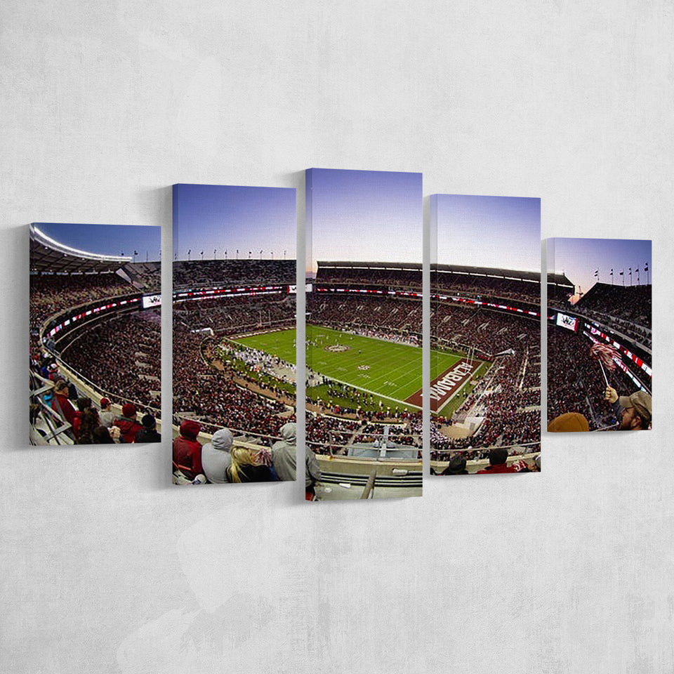 Bryant Denny Stadium, Stadium Canvas, Sport Art, Large Canvas, Multi Panels, Canvas Prints Wall Art Decor