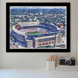 Bryant–Denny Stadium Alabama Stadium Watercolor, Sport Prints Fan Gift, Framed Art Prints Wall Art Decor