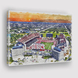 Buccaneers Football Stadium Raymond James Stadium Watercolor, Sport Art Prints Fan Gift, Canvas Prints Wall Art Decor