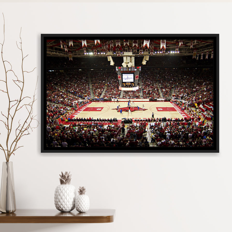 Bud Walton Arena Framed Canvas Prints Wall Art - Painting Canvas, Wall Decor, Canvas Art, Floating Frame