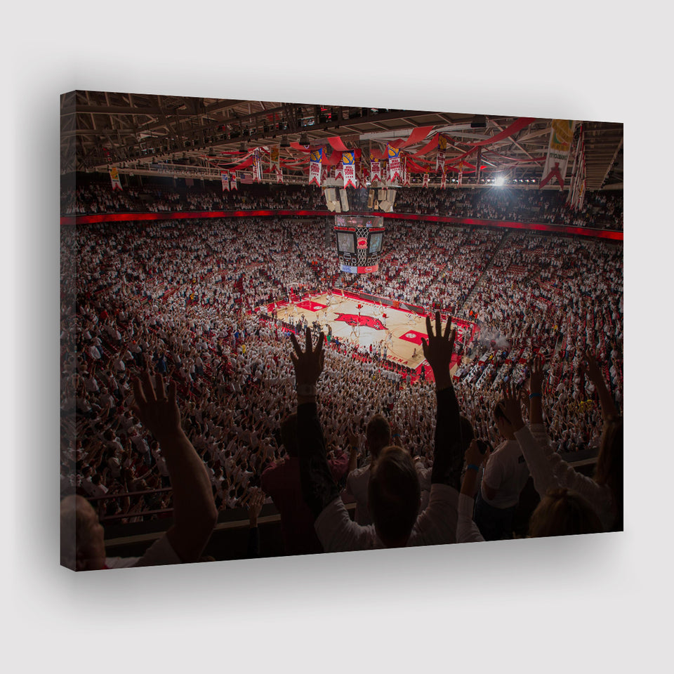 Bud Walton Arena Fayetteville Canvas Prints Wall Art - Painting Canvas, Wall Decor, Canvas Art, For Sale