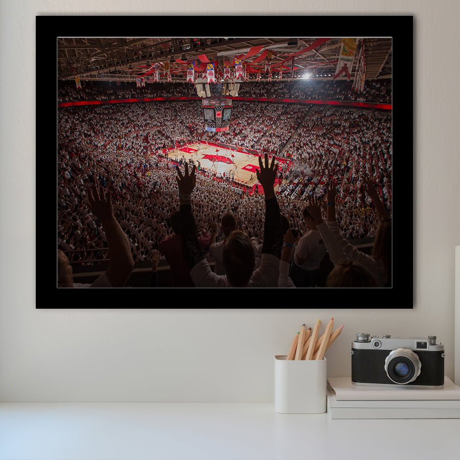 Bud Walton Arena Fayetteville Framed Art Prints Wall Decor - Painting Prints, Wall Art, Framed Picture, Black Frame