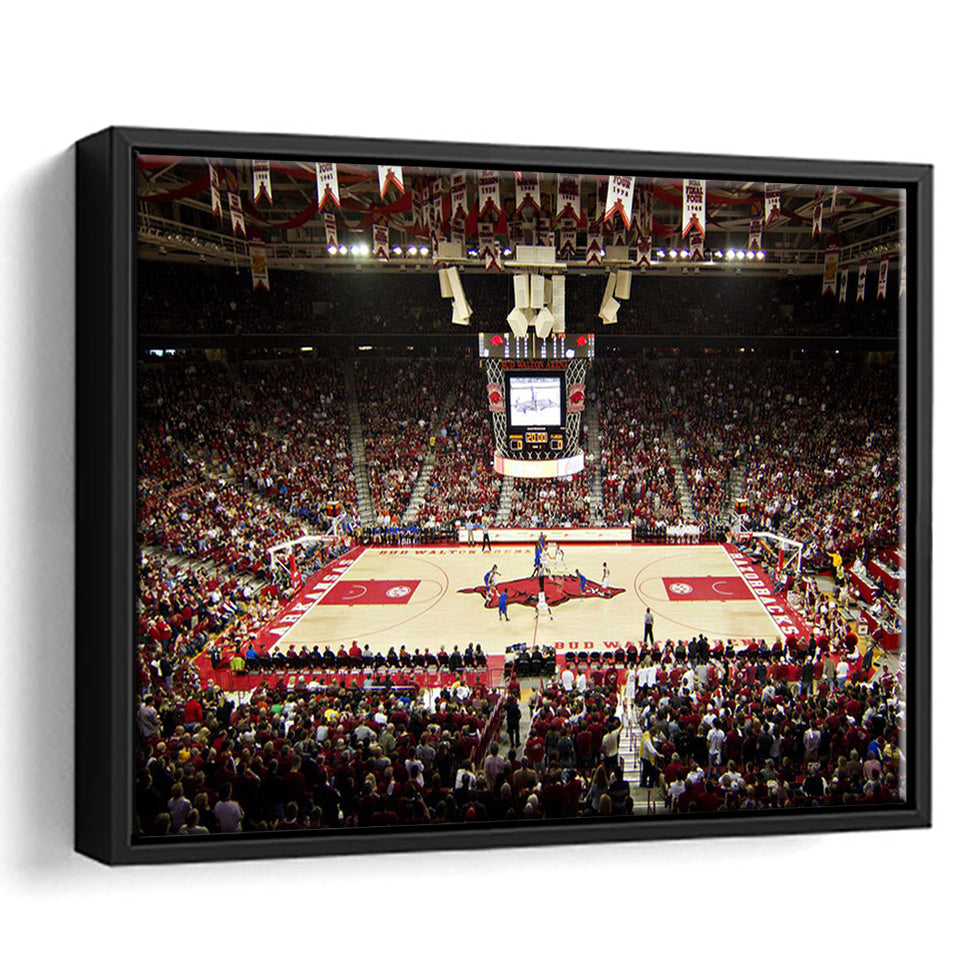 Bud Walton Arena Framed Canvas Prints Wall Art - Painting Canvas, Wall Decor, Canvas Art, Floating Frame