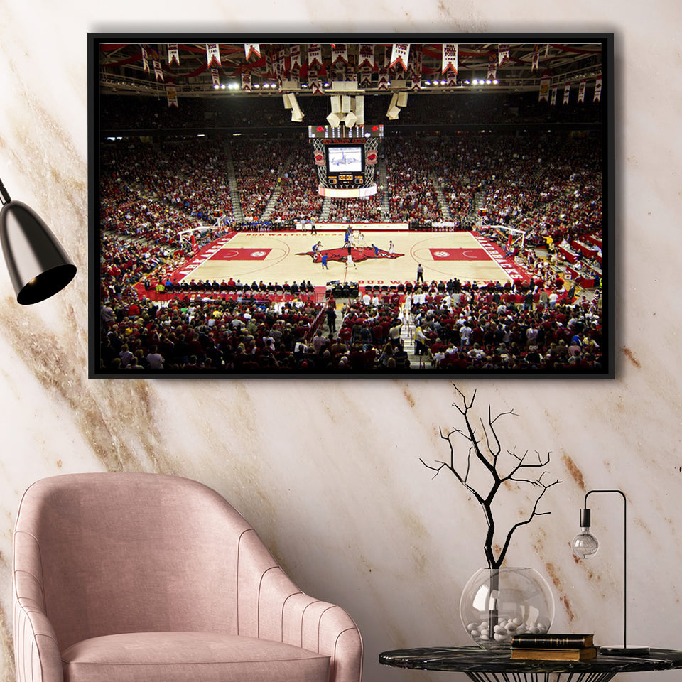 Bud Walton Arena Framed Canvas Prints Wall Art - Painting Canvas, Wall Decor, Canvas Art, Floating Frame
