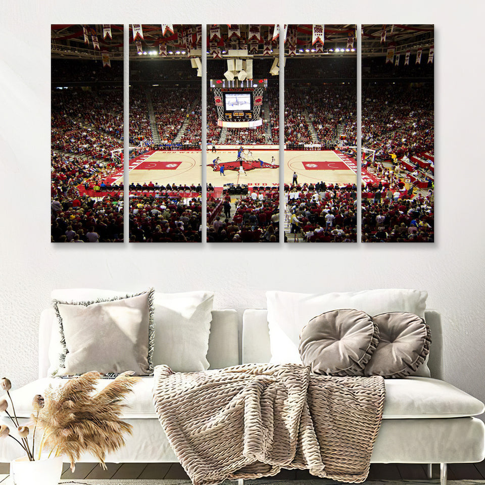 Bud Walton Arena 5 Pieces B Canvas Prints Wall Art - Painting Canvas, Multi Panel, Wall Decor, Canvas Art