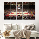 Bud Walton Arena 5 Pieces B Canvas Prints Wall Art - Painting Canvas, Multi Panel, Wall Decor, Canvas Art