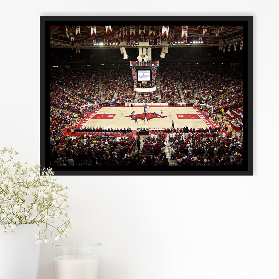 Bud Walton Arena Framed Canvas Prints Wall Art - Painting Canvas, Wall Decor, Canvas Art, Floating Frame