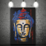 Buddha Face Acrylic Painting Emotion Dynamic, Painting Art, Canvas Prints Wall Art Home Decor