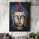 Buddha Face Acrylic Painting Emotion Dynamic, Painting Art, Canvas Prints Wall Art Home Decor