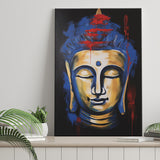 Buddha Face Acrylic Painting Emotion Dynamic, Painting Art, Canvas Prints Wall Art Home Decor