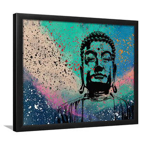 Buddha Impressions Framed Ar Prints - Painting Art, Framed Painting, Prints for Sale, Black Framed, Wall Art, Wall Decor