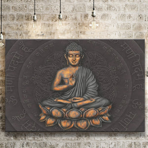 Buddha Meditating Canvas Print Canvas Prints - Painting Canvas, Canvas Art, Prints for Sale, Wall Art, Wall Decor
