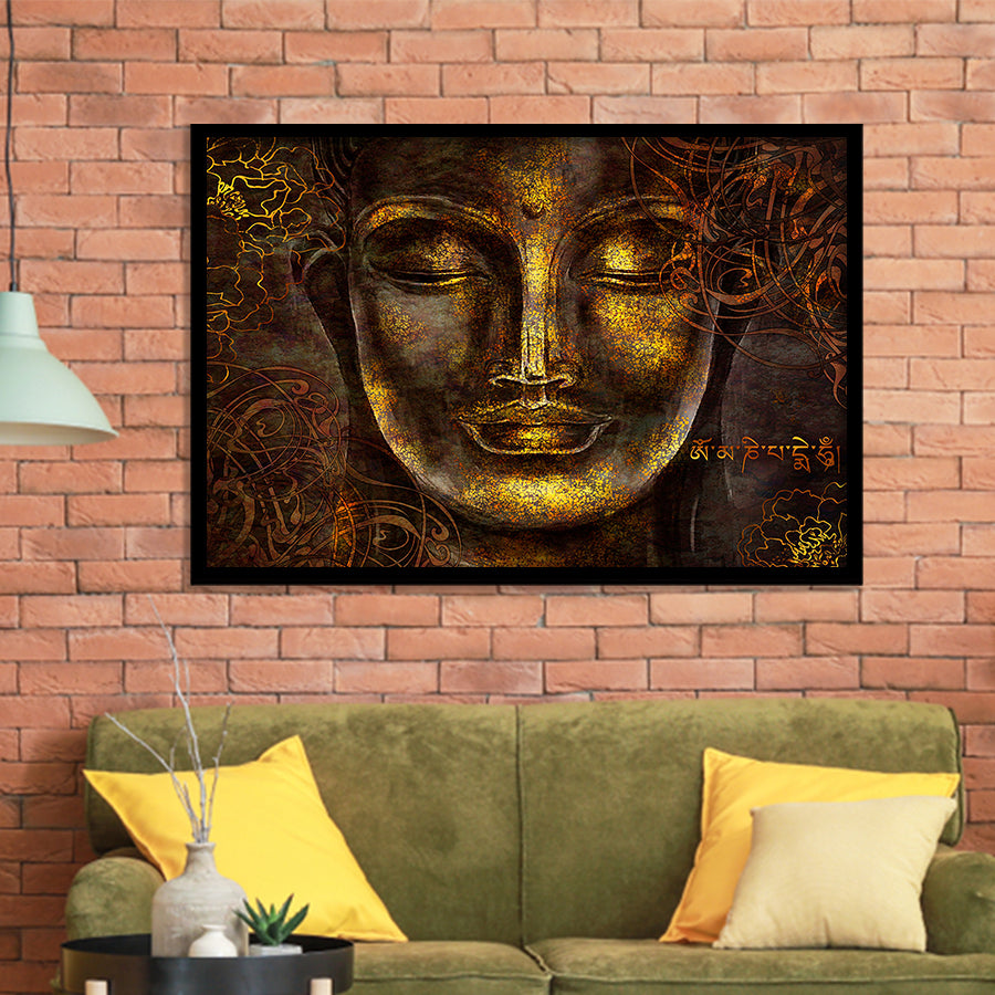 Buddha Art Print Framed Art Prints Wall Art Decor, Framed Picture, Home Decor