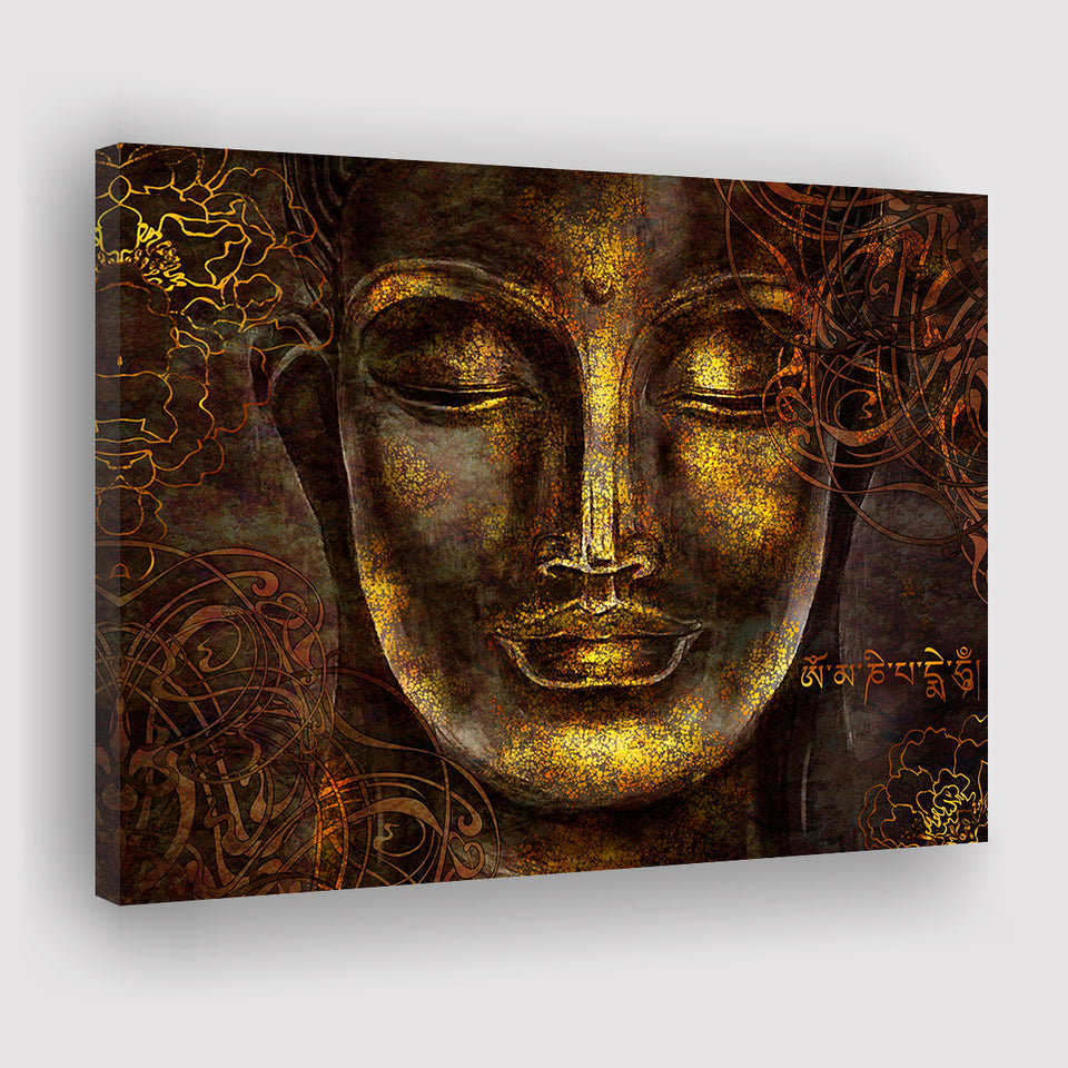 Buddha Art Print Canvas Prints Wall Art Decor - Painting Canvas,Home Decor, Ready to Hang