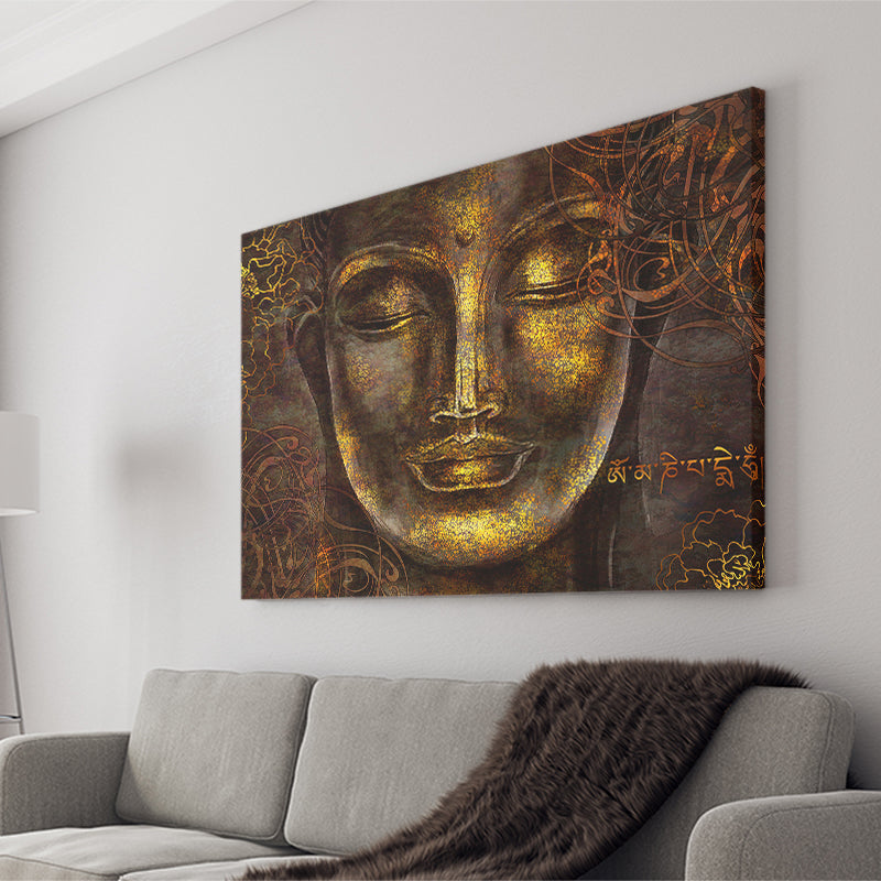 Buddha Art Print Canvas Prints Wall Art Decor - Painting Canvas,Home Decor, Ready to Hang