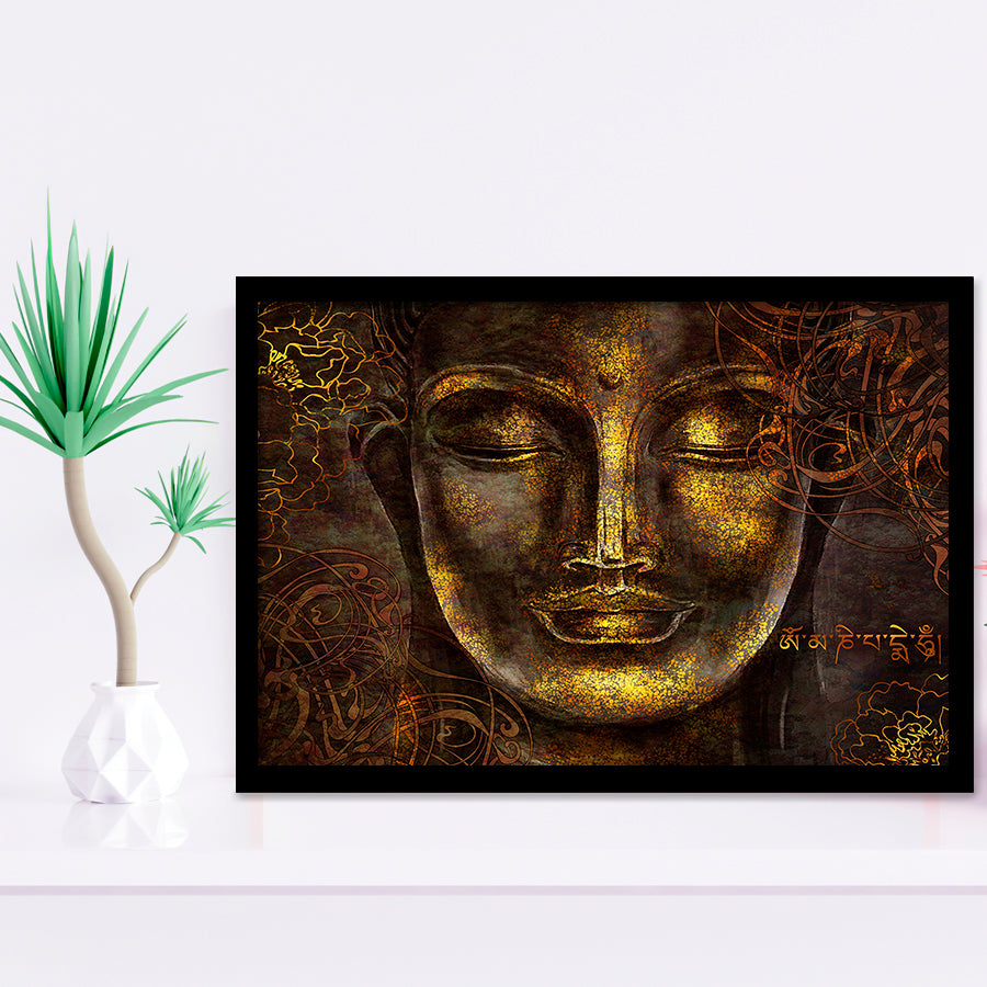 Buddha Art Print Framed Art Prints Wall Art Decor, Framed Picture, Home Decor