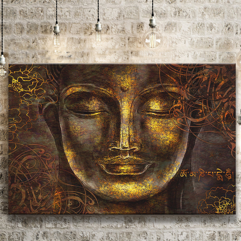 Buddha Art Print Canvas Prints Wall Art Decor - Painting Canvas,Home Decor, Ready to Hang