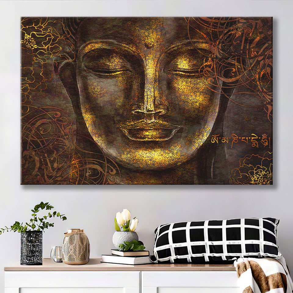 Buddha Art Print Canvas Prints Wall Art Decor - Painting Canvas,Home Decor, Ready to Hang