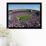 Buffalo Bills Stadium Framed Canvas Prints Highmark Stadium Wall Art American,Sport Stadium Art Prints, Fan Gift