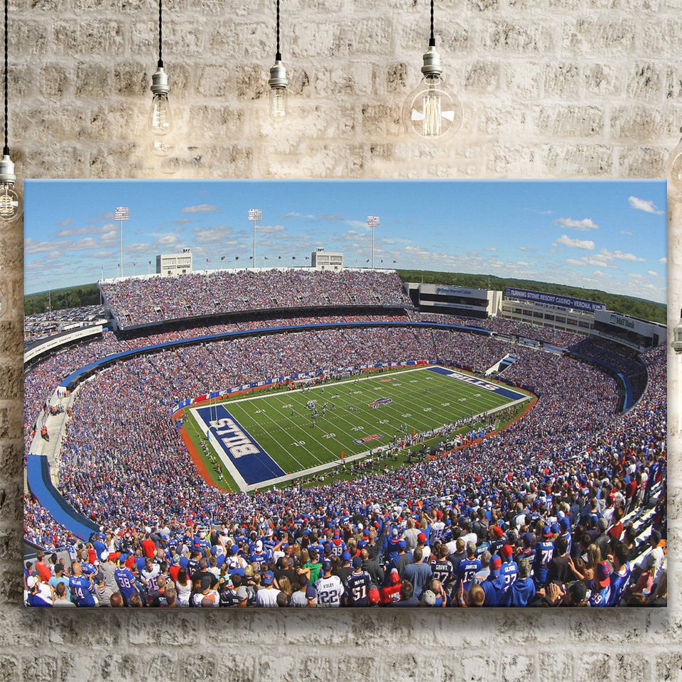 Buffalo Bills Stadium Canvas Prints Highmark Stadium Wall Art American,Sport Stadium Art Prints, Fan Gift, Wall Decor