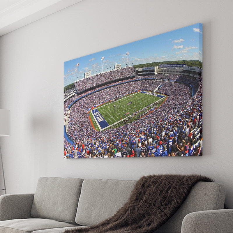 Buffalo Bills Stadium Canvas Prints Highmark Stadium Wall Art American,Sport Stadium Art Prints, Fan Gift, Wall Decor