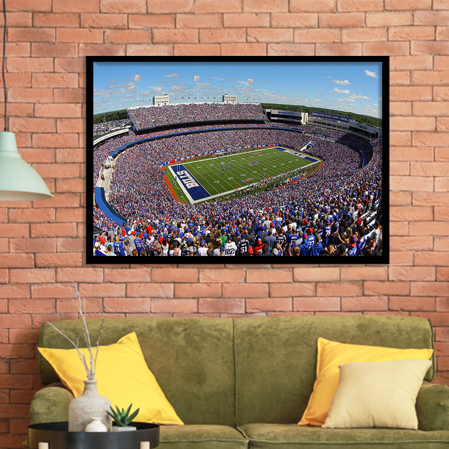 Buffalo Bills Stadium Art Prints Highmark Stadium Wall Art American,Sport Stadium Art Prints, Fan Gift, Wall Decor