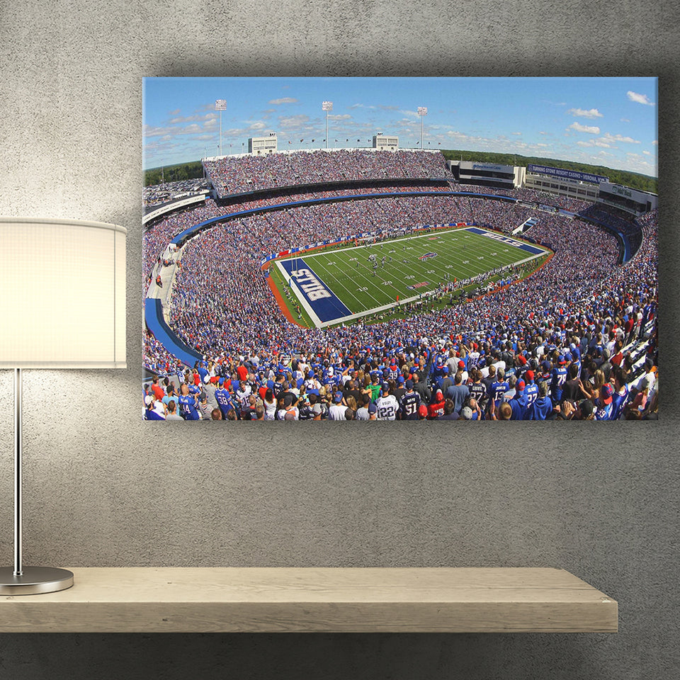 Buffalo Bills Stadium Canvas Prints Highmark Stadium Wall Art American,Sport Stadium Art Prints, Fan Gift, Wall Decor