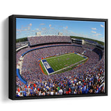 Buffalo Bills Stadium Framed Canvas Prints Highmark Stadium Wall Art American,Sport Stadium Art Prints, Fan Gift