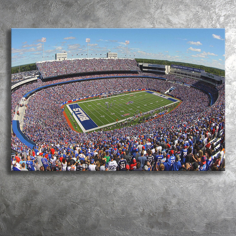 Buffalo Bills Stadium Canvas Prints Highmark Stadium Wall Art American,Sport Stadium Art Prints, Fan Gift, Wall Decor