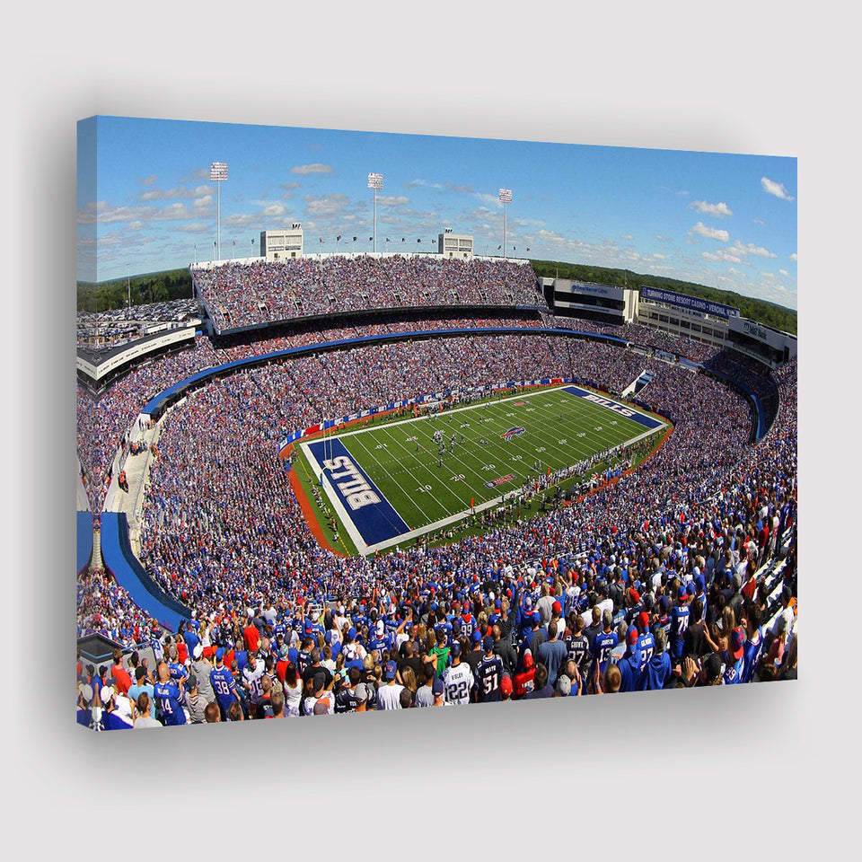 Buffalo Bills Stadium Canvas Prints Highmark Stadium Wall Art American,Sport Stadium Art Prints, Fan Gift, Wall Decor