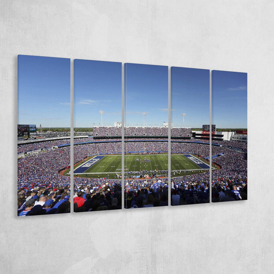 Buffalo Bills Stadium, Stadium Canvas, Sport Art, Gift for him, Multi Panels B, Canvas Prints Wall Art Decor