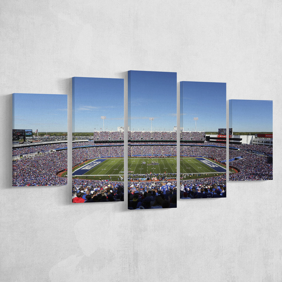 Buffalo Bills Stadium, Stadium Canvas, Sport Art, Large Canvas, Multi Panels, Canvas Prints Wall Art Decor