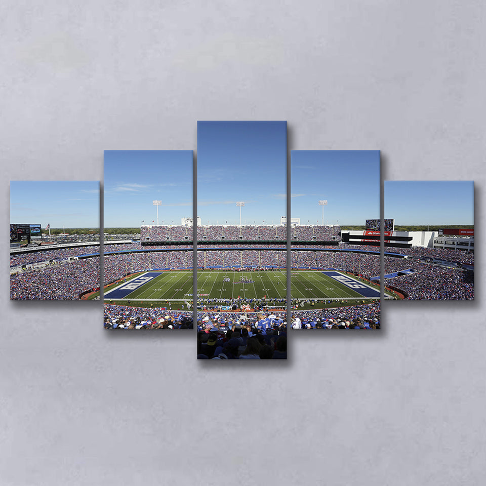 Buffalo Bills Stadium, Stadium Canvas, Sport Art, Large Canvas, Multi Panels, Canvas Prints Wall Art Decor