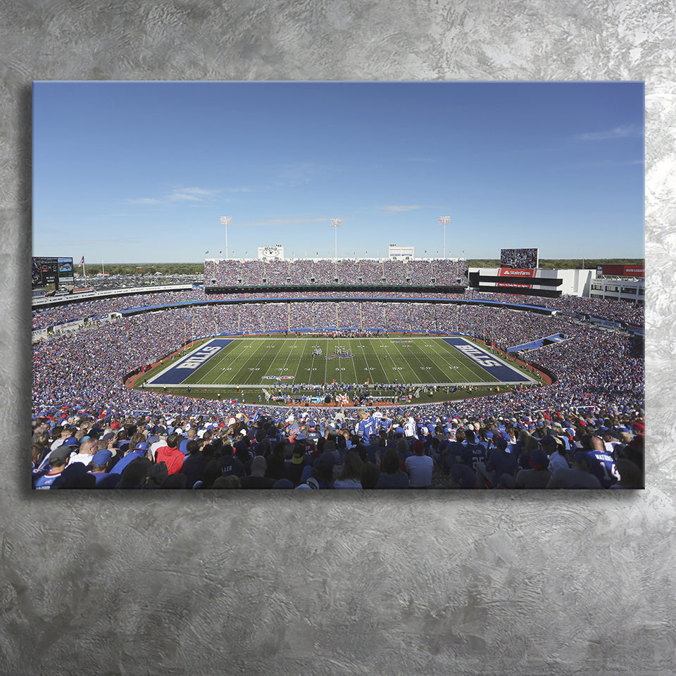 Buffalo Bills Stadium, Stadium Canvas, Sport Art, Gift for him, Fan Gift, Canvas Prints Wall Art Decor