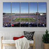 Buffalo Bills Stadium, Stadium Canvas, Sport Art, Gift for him, Multi Panels B, Canvas Prints Wall Art Decor