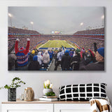 Buffalo Bills Wall Art Highmark Stadium Canvas Prints,Sport Stadium Art Prints, Fan Gift, Wall Decor