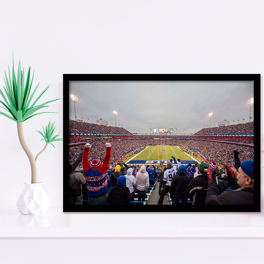 Buffalo Bills Wall Art Highmark Stadium Art Prints,Sport Stadium Art Prints, Fan Gift, Wall Decor