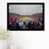 Buffalo Bills Wall Art Highmark Stadium Framed Canvas Prints,Sport Stadium Art Prints, Fan Gift