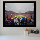 Buffalo Bills Wall Art Highmark Stadium Art Prints,Sport Stadium Art Prints, Fan Gift, Wall Decor