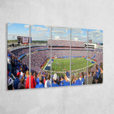Buffalo Bills Wall Art Ralph Wilson Stadium Canvas Prints,Multi Panels B,Sport Stadium Art Prints, Fan Gift