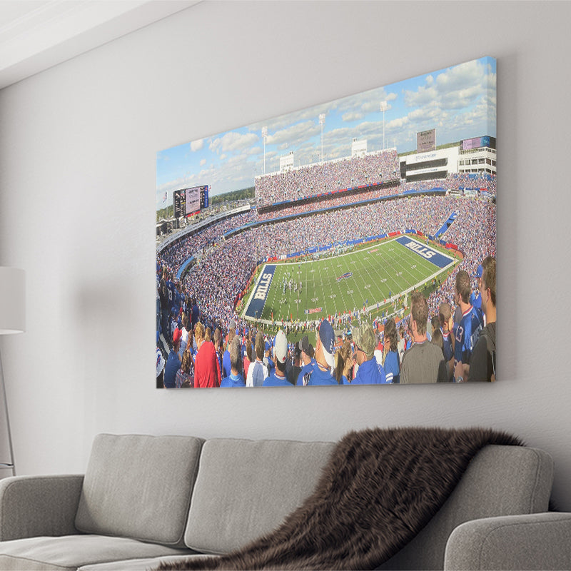 Buffalo Bills Wall Art Ralph Wilson Stadium Canvas Prints,Sport Stadium Art Prints, Fan Gift, Wall Decor
